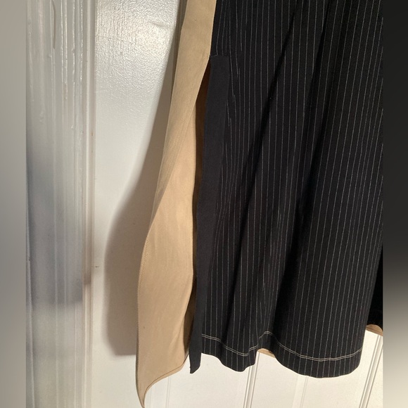 Zara Dress - Black Pinstriped w/ Beige - NWT - Size L - Picture 4 of 8